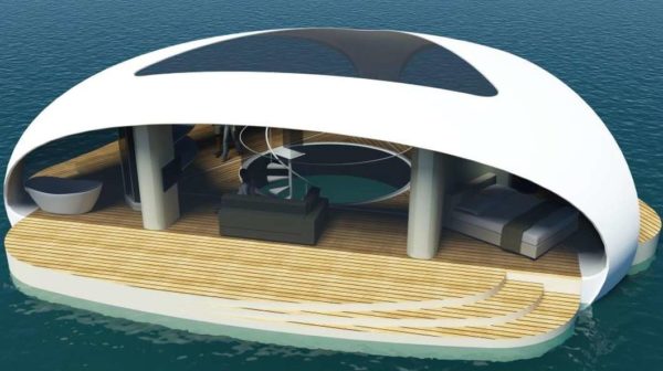 Image 3 : Séjourner dans une villa flottante, bientôt possible ?