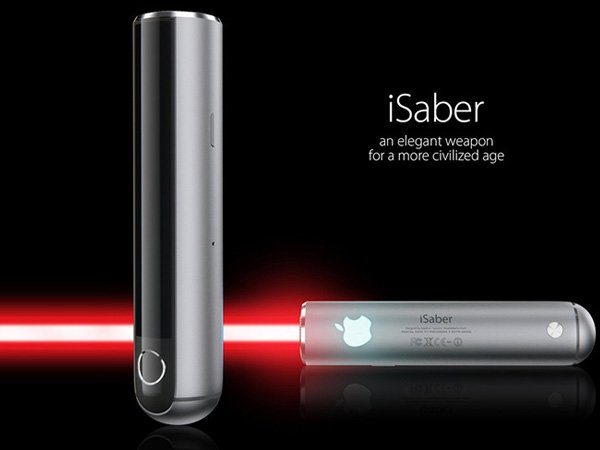 Image 1 : iSaber, un concept de sabre laser Apple