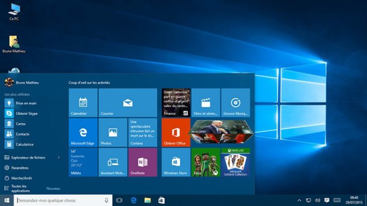 Image 1 : Windows 10 est là : téléchargez-le
