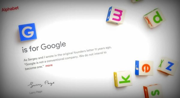 Image 1 : Google change de nom et devient Alphabet