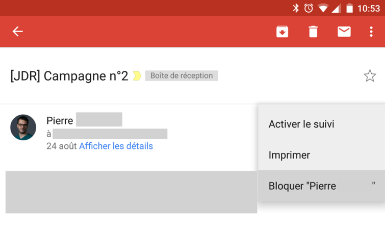 Comment Pirater Un Compte Gmail 2015 Gmail permet désormais de bloquer les emails d'un contact