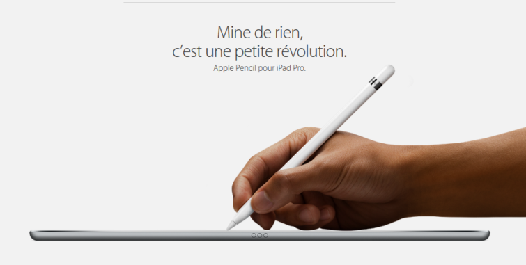 Image 1 : Apple Pencil : le stylet de l'iPad Pro se recharge en 15 secondes
