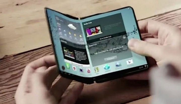 Image 1 : Samsung : un smartphone à écran pliable pour le CES 2016 ?