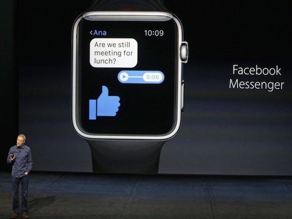 Image 1 : Facebook sort (enfin) Messenger sur Apple Watch
