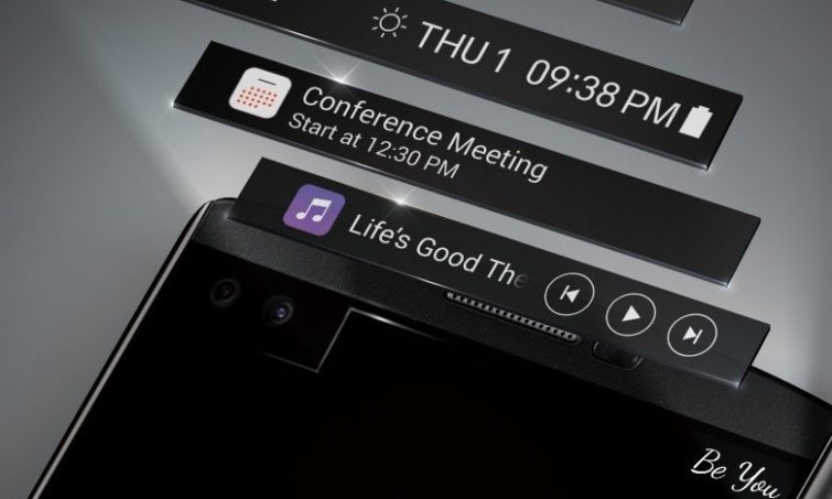 Image 2 : V10 : LG dévoile son smartphone à deux écrans
