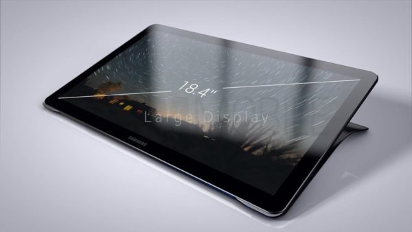 Image 1 : Galaxy View : la tablette grand format de Samsung se dévoile