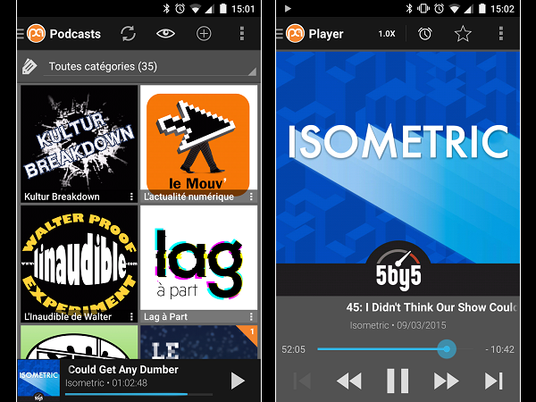 Image 11 : Podcasts : les meilleures applications pour Android