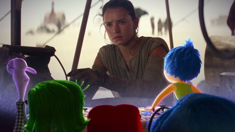 Video Les Personnages De Vice Versa Reagissent Au Trailer De Star Wars