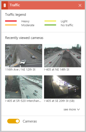 Image 2 : Bing Maps : 35.000 caméras permettent de suivre le trafic routier