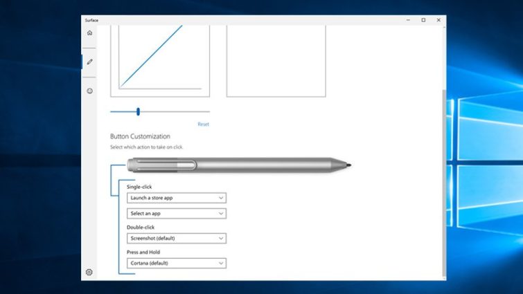 Image 1 : Surface Pro 4 : les actions du stylet sont désormais configurables