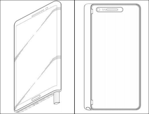 Image 2 : Samsung imagine une coque de smartphone pour son stylet S-pen