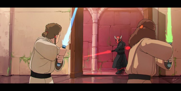 Image 3 : Découvrez Star Wars en version Studio Ghibli