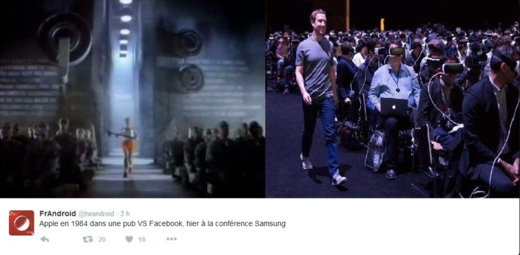 Image 5 : Mark Zuckerberg au MWC : la photo polémique se fait détourner