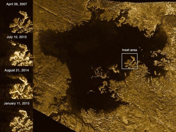Image 2 : Des "îles magiques" repérées à la surface de Titan