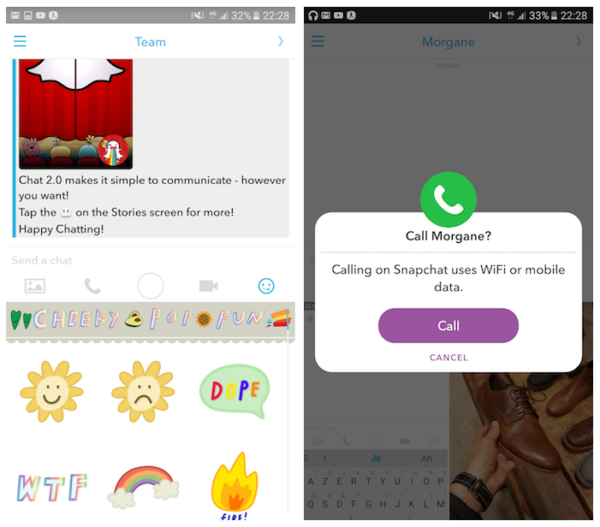 Image 1 : Snapchat reprend à zéro son système de messagerie