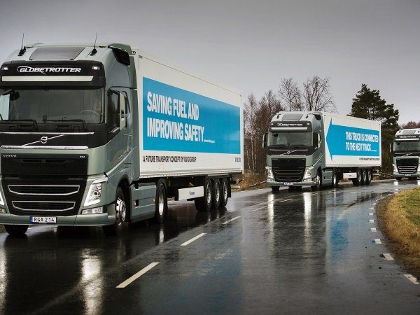 Image 1 : Des camions autonomes ont roulé sur les routes européennes