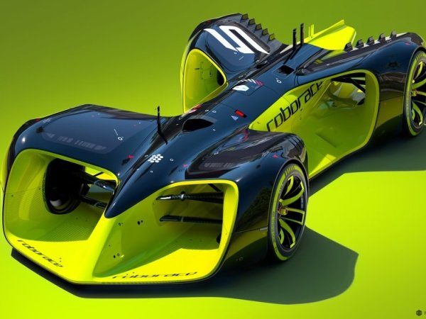 Image 1 : Formule E autonome : un design pour la voiture robot