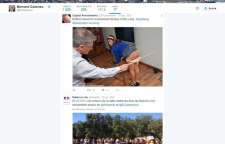 Image 3 : Twitter : la fessée coquine de Bernard Cazeneuve au stade de l'enquête