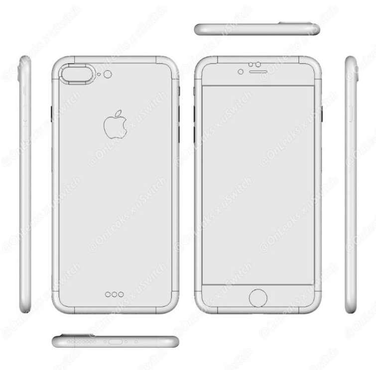 Image 1 : iPhone 7 : nouveau leak du design du téléphone