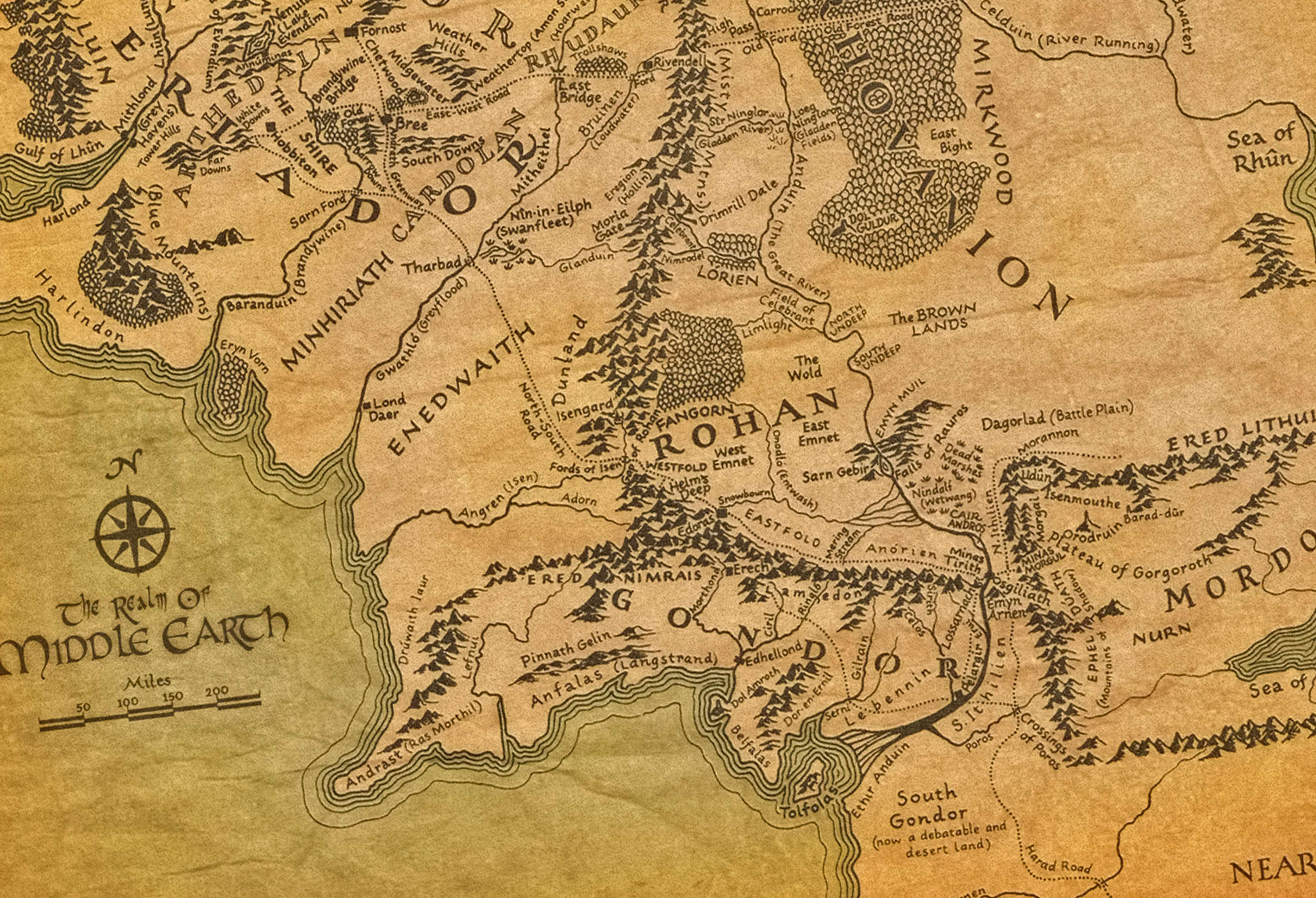 Image à la une de Le Seigneur des Anneaux : une carte inédite bourrée d'annotations de Tolkien
