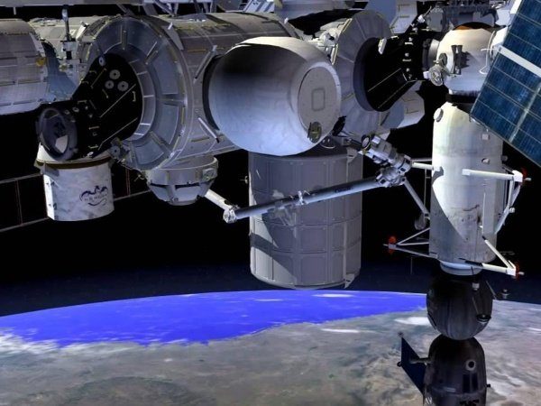 Image 1 : L'ISS installe son bouclier anti-débris