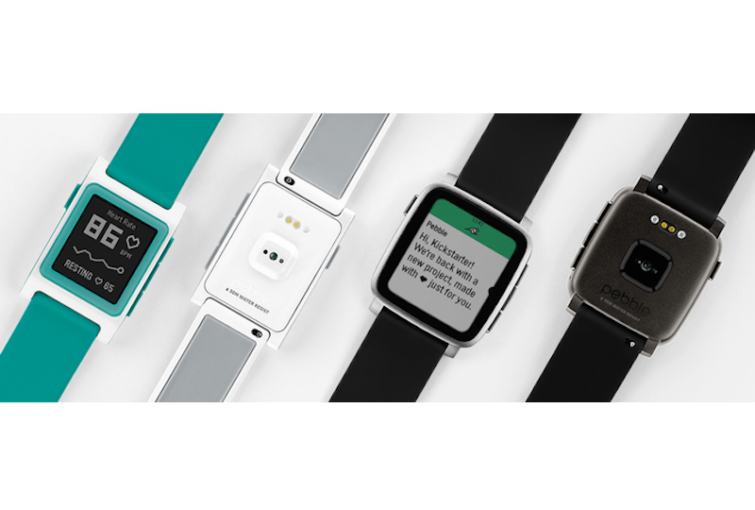 Image 1 : Pebble annonce deux nouvelles montres sur Kickstarter