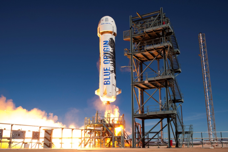 Image 1 : Blue Origin réussit haut la main son 4e vol d'essai
