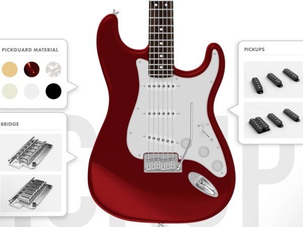 Image 2 : Fender lance un outil pour personnaliser sa guitare