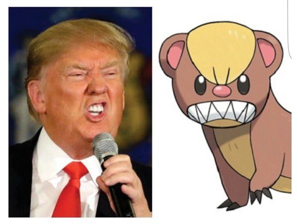 Image 1 : Selon Internet le nouveau pokémon ressemble à Donald Trump