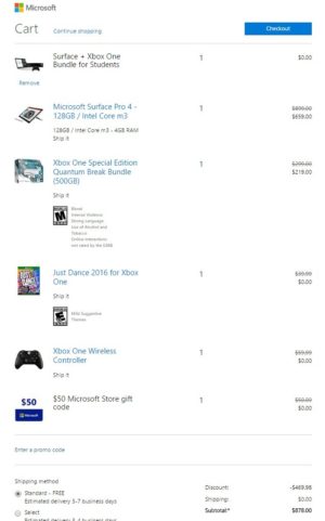 Image 1 : Aux USA, si vous achetez une Surface ? Microsoft vous offre une Xbox One