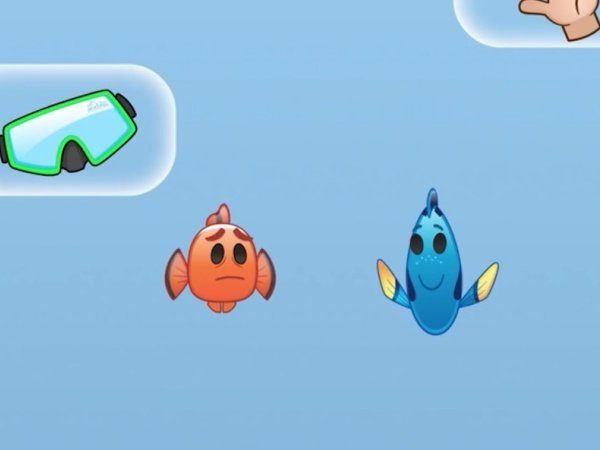 Image 1 : Le monde de Némo version emojis