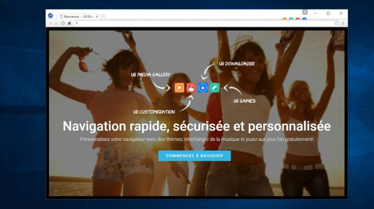 Image 1 : UR Browser : le nouveau navigateur made in France... ou presque
