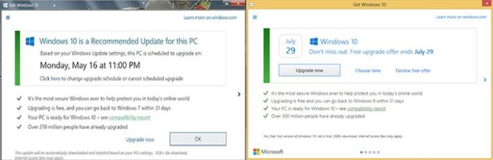 Image 2 : Microsoft met fin à l'installation forcée de Windows 10