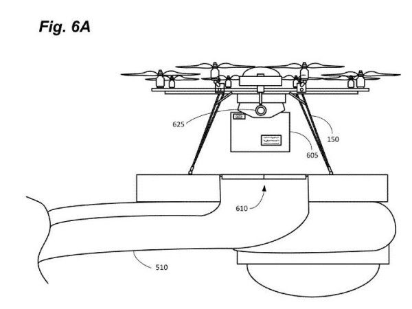 Image 1 : Amazon veut utiliser les lampadaires pour recharger ses drones