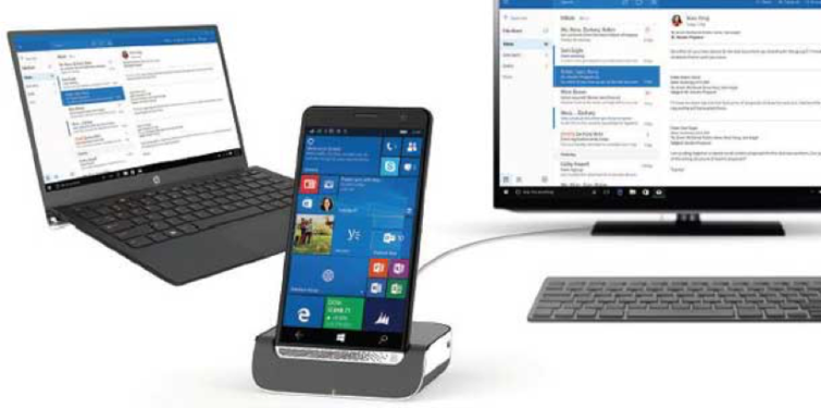 Image 1 : Le HP Elite X3 sous Windows 10 Mobile arrivera le mois prochain