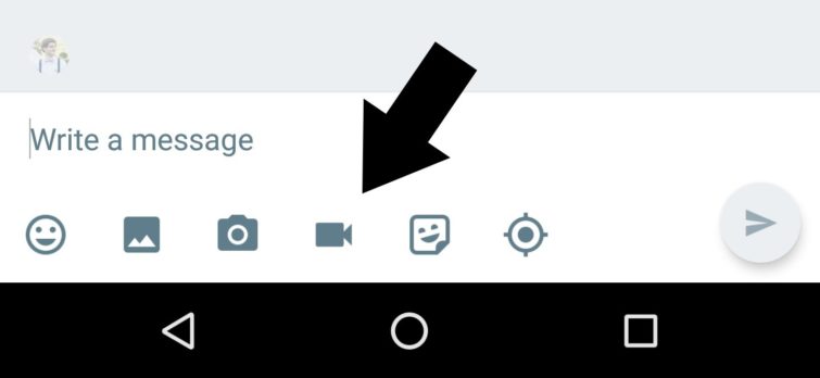 Image 1 : Hangouts permet désormais d'envoyer des messages vidéo sur Android
