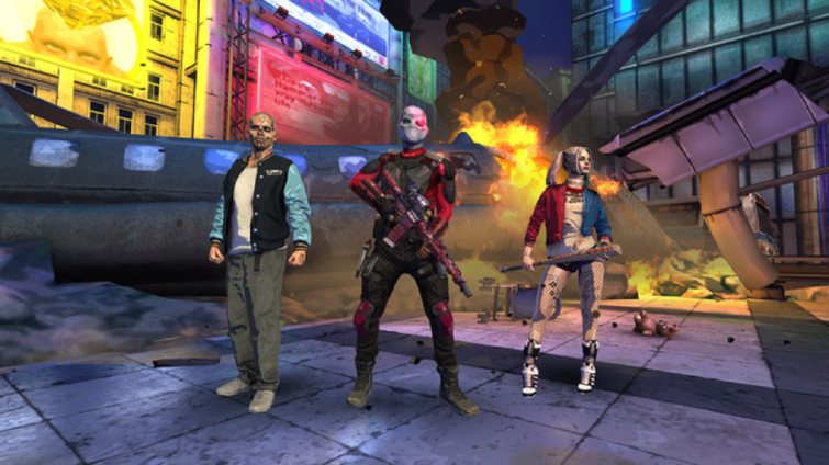 Image 1 : Suicide squad : le jeu mobile est disponible et il est gratuit