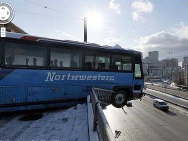 Bus Crash Street View