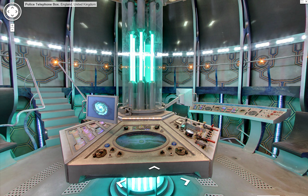 Image 1 : Visitez le vaisseau de Dr. Who depuis Google Street View