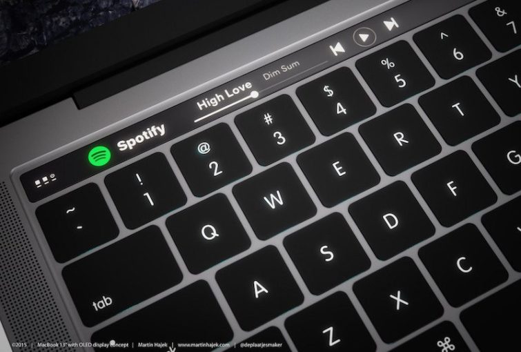 Image 1 : MacBook Pro : la barre OLED confirmée dans le code ?