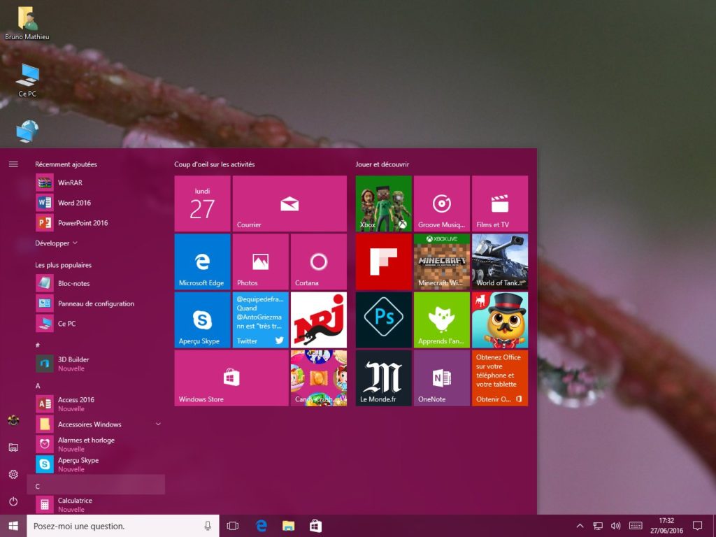 Image 2 : Windows 10 : quoi de neuf dans la mise à jour "Anniversary Update" ?