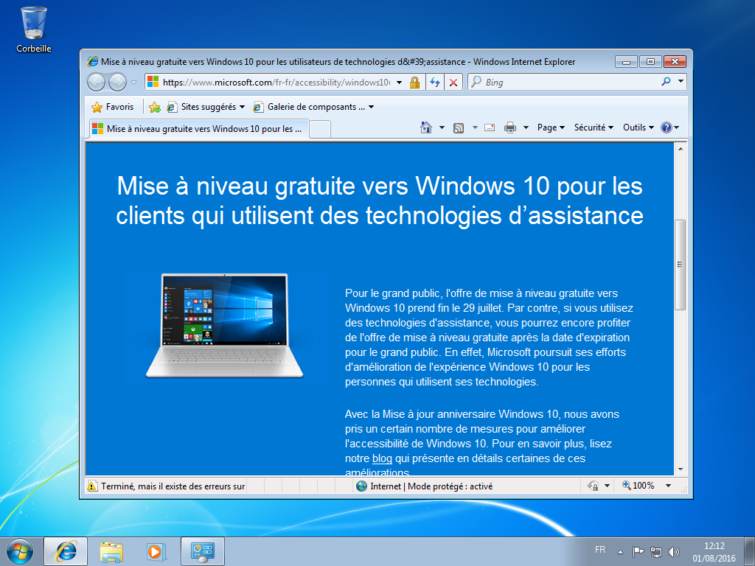 Image 2 : Windows 10 : il n'est pas trop tard pour l'avoir gratuitement !