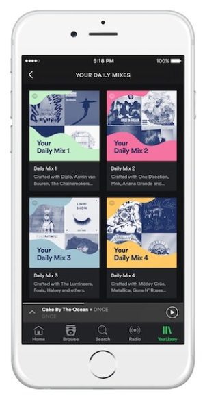Image 2 : Spotify lance Daily Mix, quand on ne sait vraiment plus quoi écouter