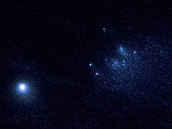 Image 1 : Hubble capture les images d’une comète en désintégration