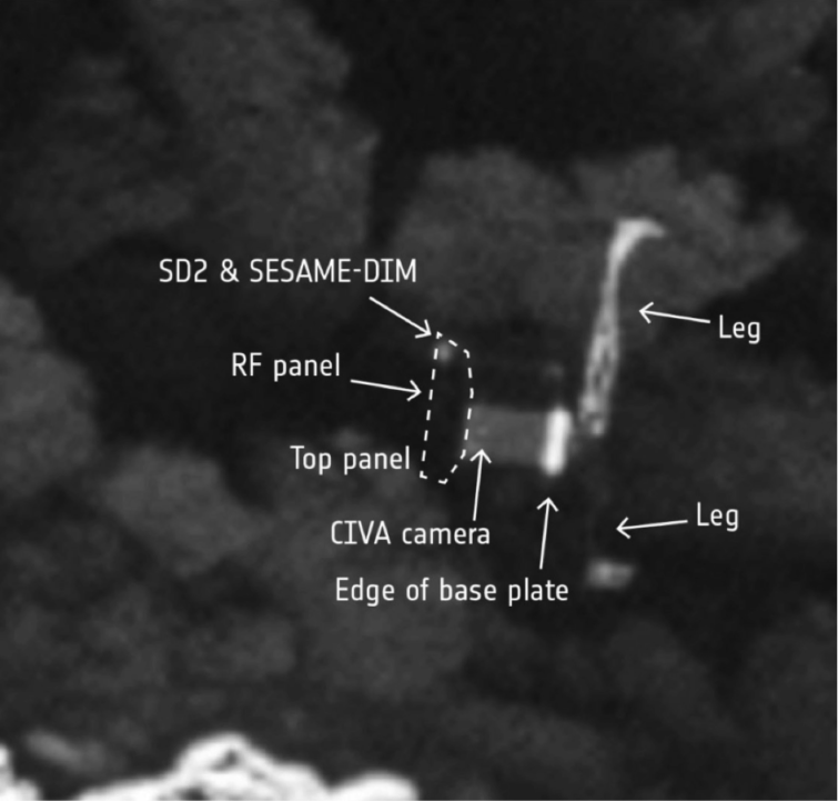 Image 2 : La sonde Rosetta a enfin retrouvé Philae !