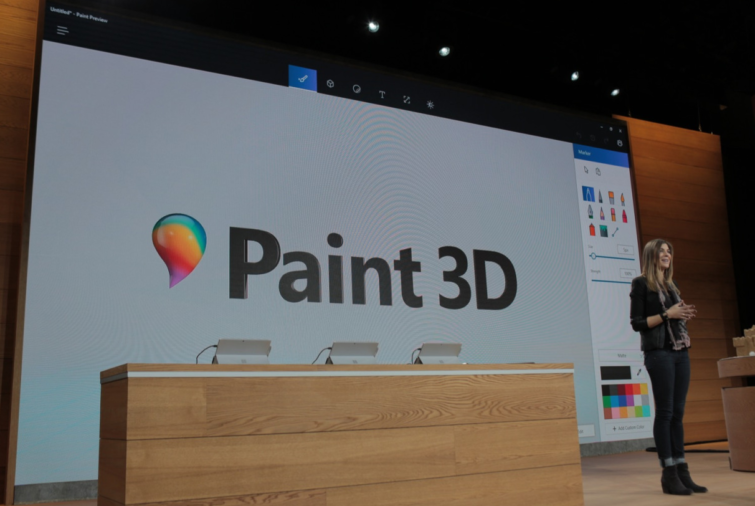 Image 1 : Microsoft présente officiellement Paint 3D