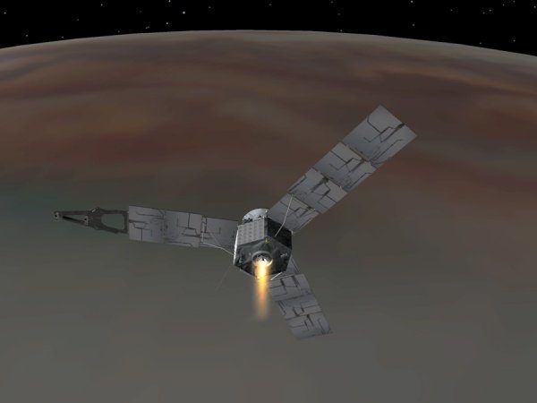 Image 1 : Juno : petites frayeurs pour la sonde autour de Jupiter
