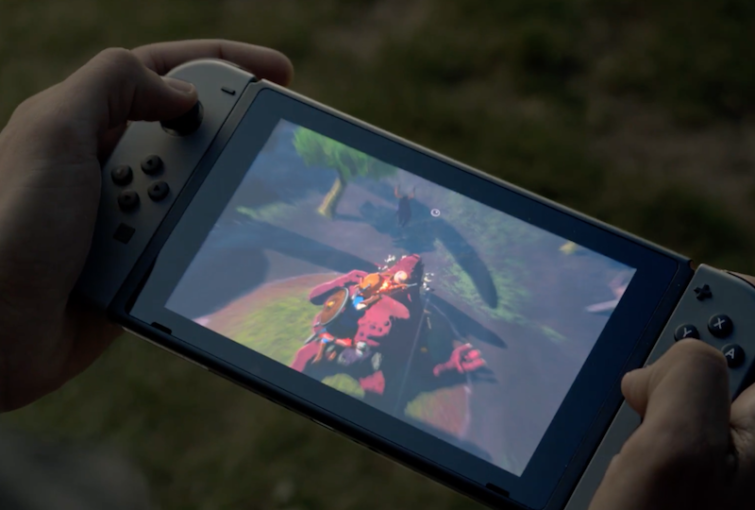 Image 1 : Nintendo dévoile la Switch, sa nouvelle console