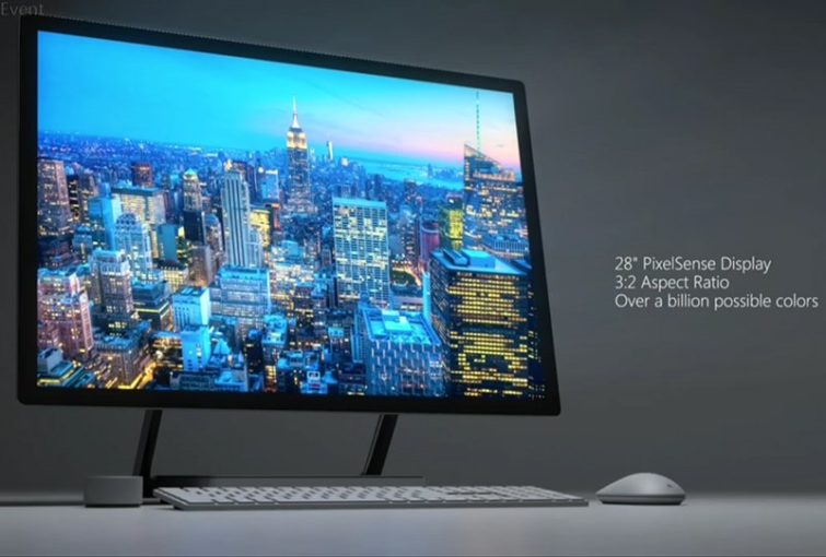 Image 2 : Surface Studio : Microsoft dévoile son all-in-one de 28"