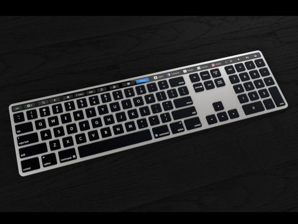 Image 1 : Ce concept de clavier Apple embarque la Touch bar des Macbook Pro